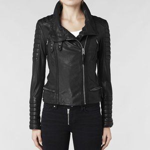 AllSaints Steine Leather Biker Jacket